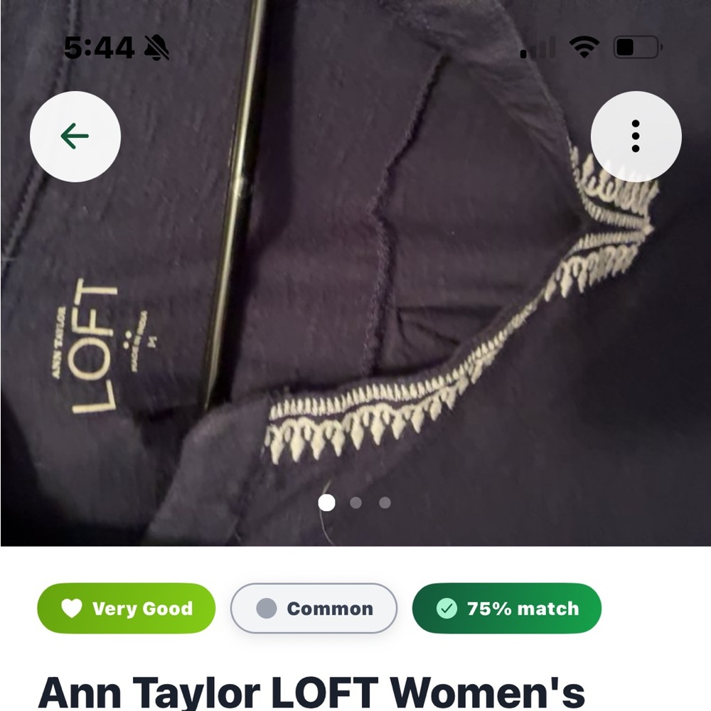 LOFT Women's Navy Blouse